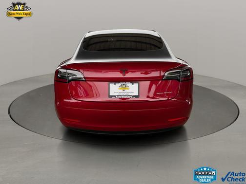 Red Multi-Coat 2022 Tesla Model 3 Long Range