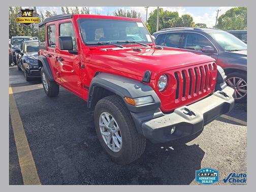 Firecracker Red Clearcoat 2023 Jeep Wrangler Sport S