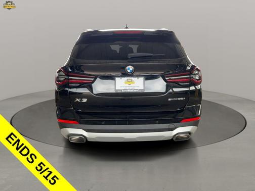 Jet Black 2022 BMW X3 sDrive30i