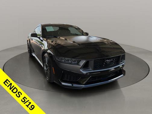 Shadow Black 2025 Ford Mustang Dark Horse Fastback