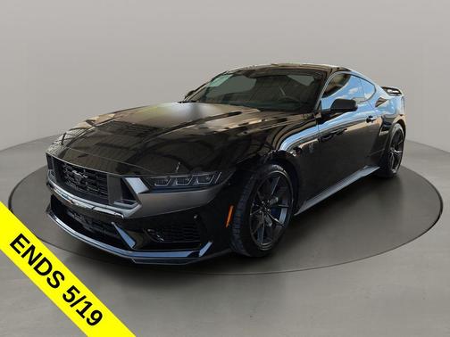 Shadow Black 2025 Ford Mustang Dark Horse Fastback