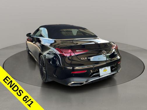 Black 2025 Mercedes-Benz CLE 300 4MATIC Cabriolet