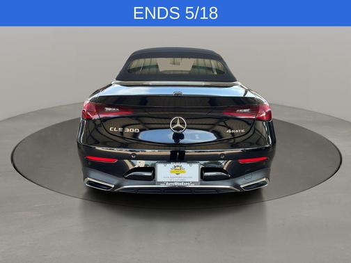 Black 2025 Mercedes-Benz CLE 300 4MATIC Cabriolet