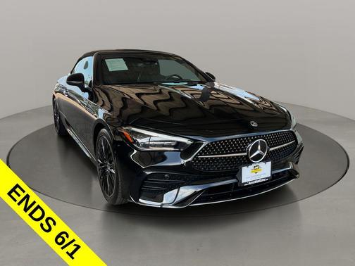 Black 2025 Mercedes-Benz CLE 300 4MATIC Cabriolet