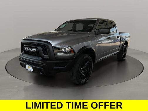 Billet Silver Metallic Clearcoat 2024 RAM 1500 Classic Warlock Crew Cab 4x4 5'7' Box