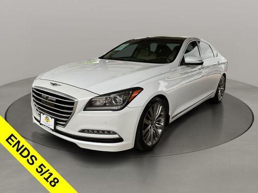Casablanca White 2015 Hyundai Genesis 5.0