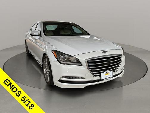 Casablanca White 2015 Hyundai Genesis 5.0