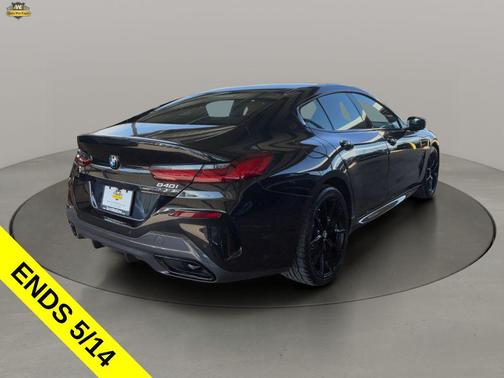Black Sapphire Metallic 2025 BMW 840 Gran Coupe i