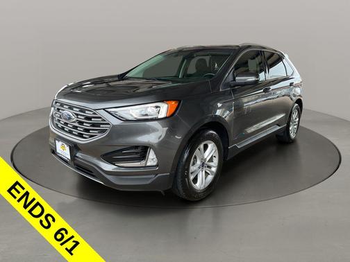 Stone Gray Metallic 2019 Ford Edge SEL