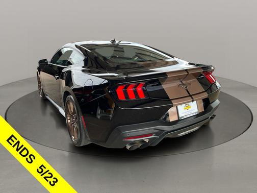 Shadow Black 2025 Ford Mustang EcoBoost Premium