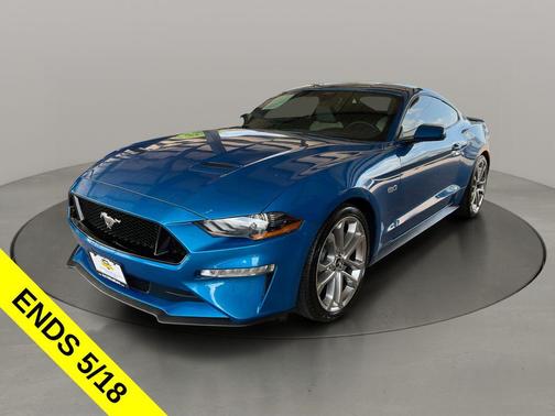Velocity Blue Metallic 2021 Ford Mustang GT Premium