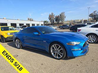 Velocity Blue Metallic 2021 Ford Mustang GT Premium