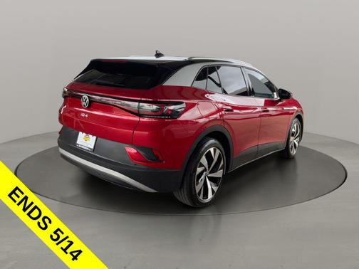 Kings Red Metallic/Black Roof 2021 Volkswagen ID.4 Pro S