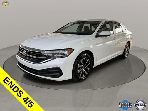 Pure White 2024 Volkswagen Jetta 1.5T S