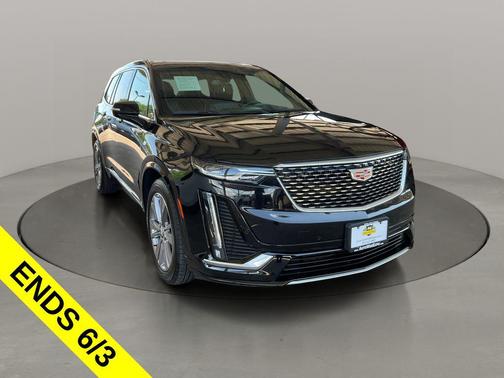 Stellar Black Metallic 2023 Cadillac XT6 Premium Luxury FWD
