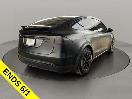Solid Black 2022 Tesla Model X Dual Motor All-Wheel Drive