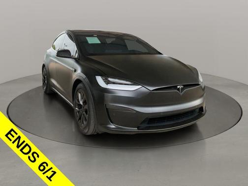 Solid Black 2022 Tesla Model X Dual Motor All-Wheel Drive
