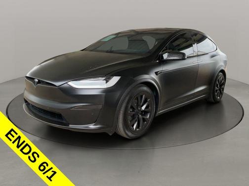 Solid Black 2022 Tesla Model X Dual Motor All-Wheel Drive