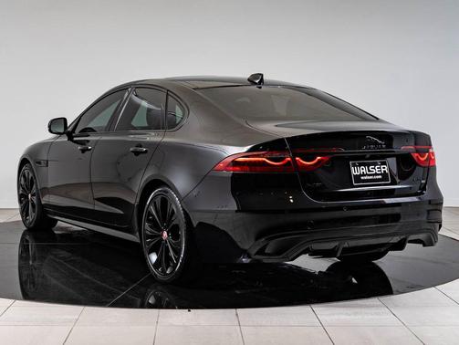 Santorini Black Metallic 2022 Jaguar XF R-Dynamic SE P300 AWD Automatic