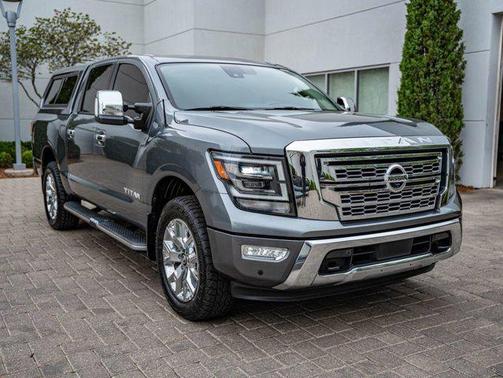 Gun Metallic 2021 Nissan Titan SL