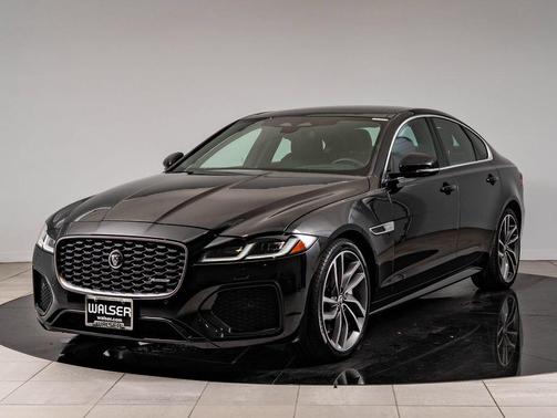 Santorini Black 2024 Jaguar XF R-Dynamic SE P250 AWD Automatic