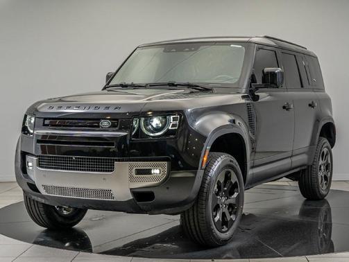 Santorini Black Metallic 2024 Land Rover Defender 110 P300