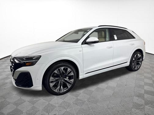 White 2027 Audi Q8 55 Premium Plus