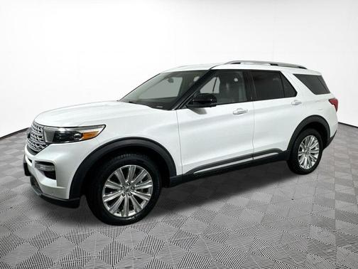 Star White Metallic Tri-Coat 2020 Ford Explorer Limited