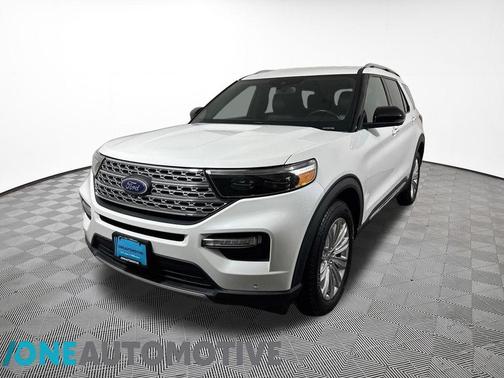 Star White Metallic Tri-Coat 2020 Ford Explorer Limited