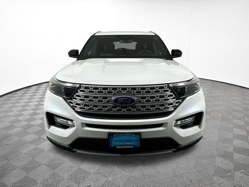 Star White Metallic Tri-Coat 2020 Ford Explorer Limited