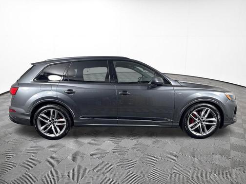 Gray 2026 Audi Q7 55 Prestige