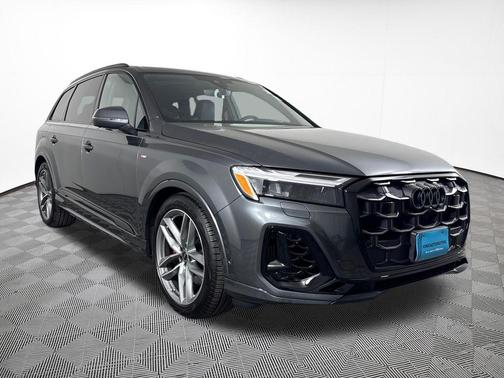 Gray 2026 Audi Q7 55 Prestige