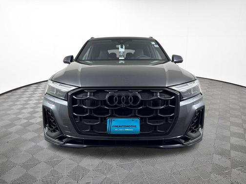 Gray 2026 Audi Q7 55 Prestige