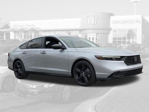 Solar Silver Metallic 2026 Honda Accord Hybrid Sport-L