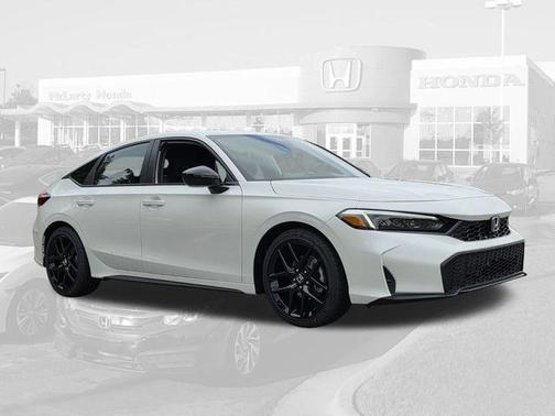 Platinum White Pearl 2026 Honda Civic Sport