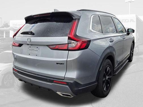 Solar Silver Metallic 2025 Honda CR-V Hybrid Sport FWD