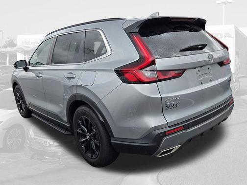 Solar Silver Metallic 2025 Honda CR-V Hybrid Sport FWD