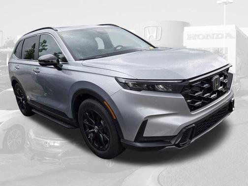 Solar Silver Metallic 2025 Honda CR-V Hybrid Sport FWD