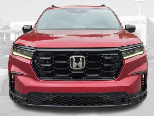 Radiant Red Metallic II 2025 Honda Pilot Black Edition