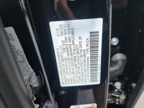 2025 Honda Ridgeline Black