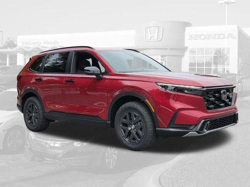 Radiant Red Metallic 2026 Honda CR-V Hybrid TrailSport AWD