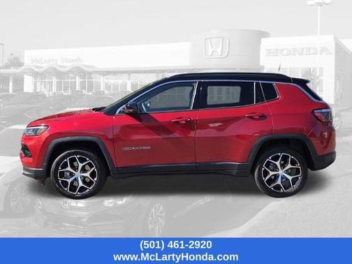 Red Hot Pearlcoat 2024 Jeep Compass Limited