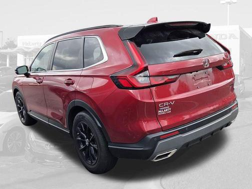 Radiant Red Metallic 2025 Honda CR-V Hybrid Sport FWD
