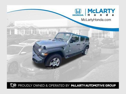 Billet Silver Metallic Clearcoat 2018 Jeep Wrangler Unlimited Sport
