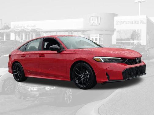 Rallye Red 2025 Honda Civic Sport