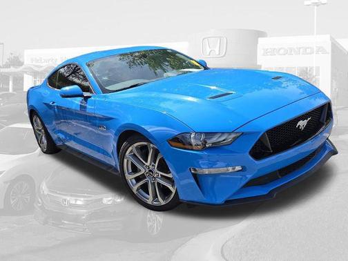 Grabber Blue Metallic 2022 Ford Mustang GT Premium