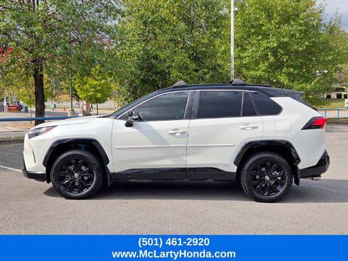 Midnight Black Metallic 2022 Toyota RAV4 Hybrid SE