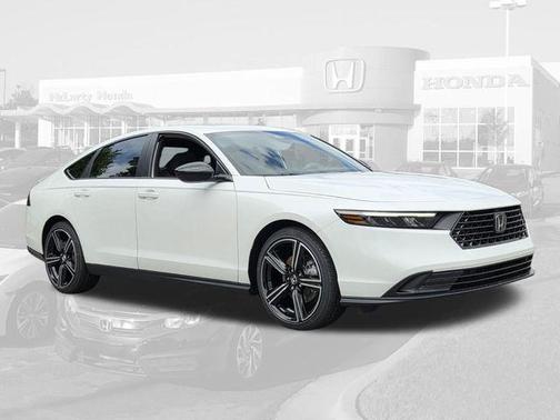 Platinum White Pearl 2026 Honda Accord Hybrid Sport