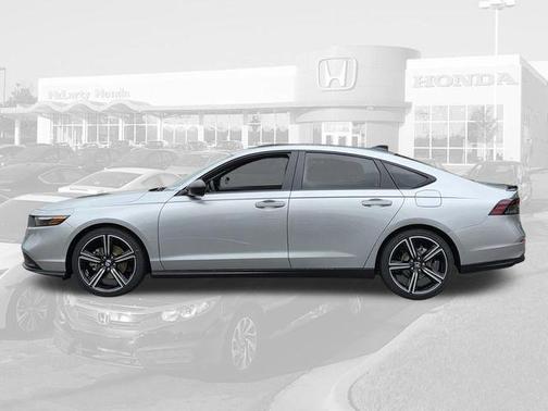 Solar Silver Metallic 2026 Honda Accord Hybrid Sport