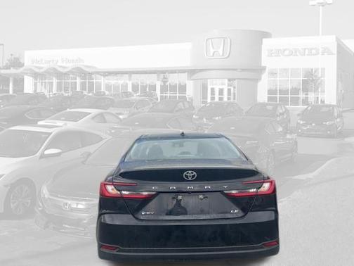 Midnight Black Metallic 2025 Toyota Camry LE